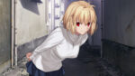 TSUKIHIME -A piece of blue glass moon- still of the main character, a blonde anime female protagonist