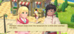 Harvest Moon: Home Sweet Home screenshot containing dialogue between two characters.