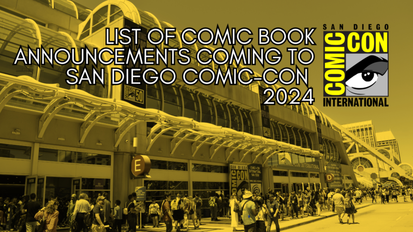 Comic Book Announcements at SDCC