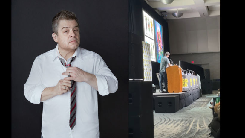 Patton Oswalt and a panel on Minor Threats at San Diego Comic Con.