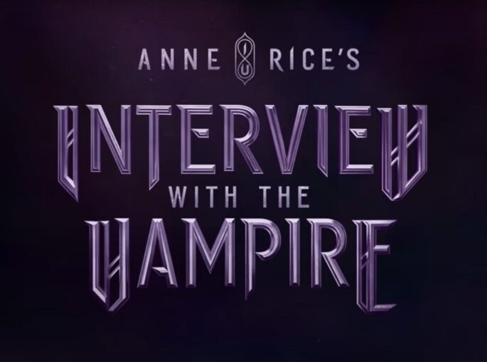 Interview with the Vampire cast at San Diego Comic Con. Teaser logo for Season 3