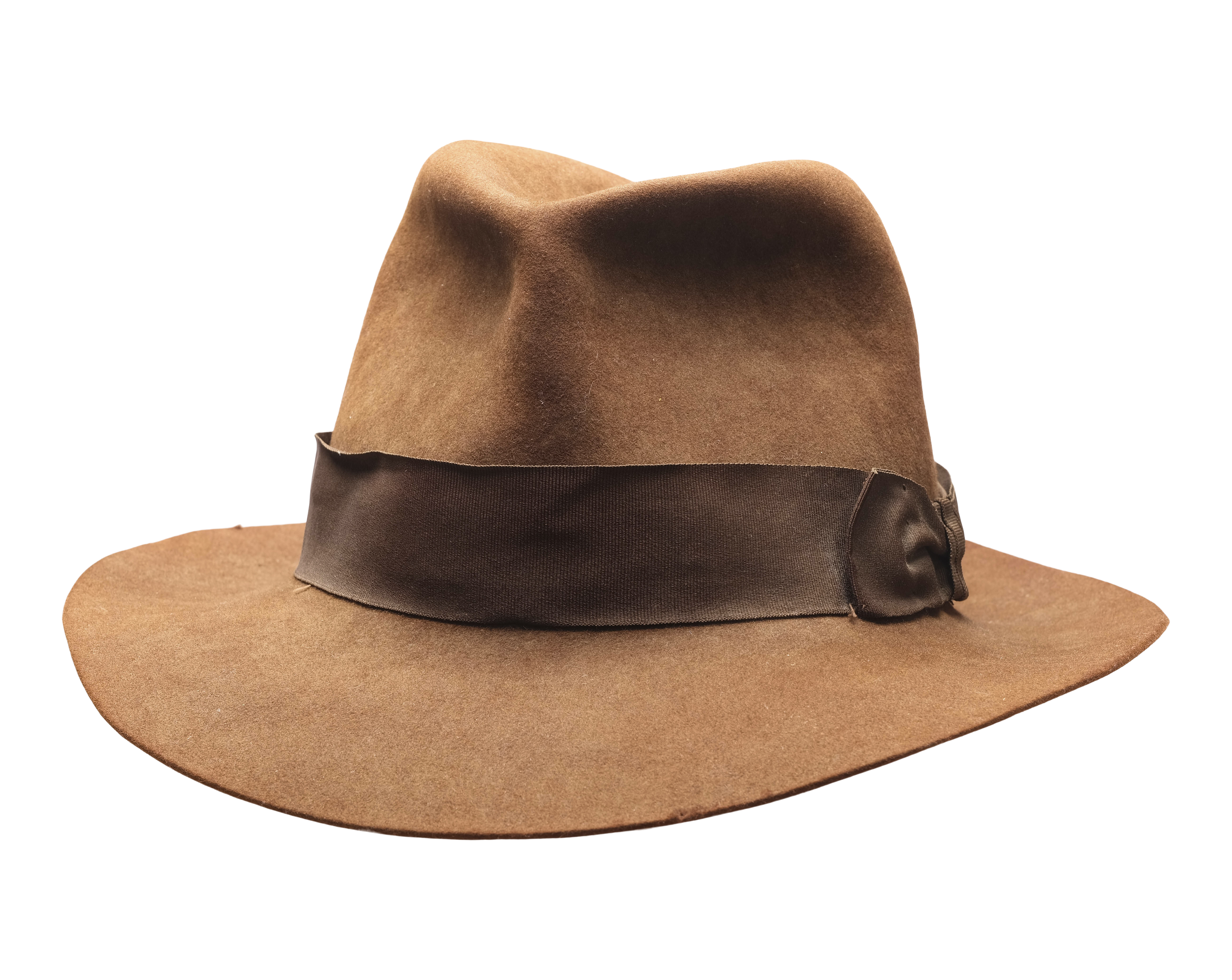 Indy's fedora from Temple of Doom. Image courtesy of Propstore.