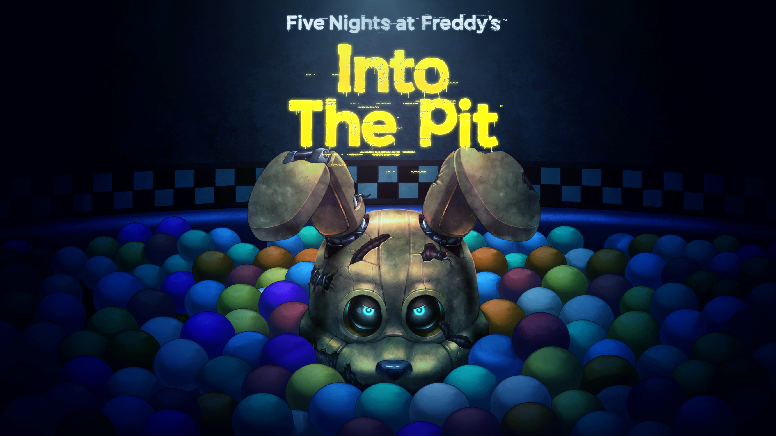 Header of the video game, Five Nights at Freddys "Into the Pit"