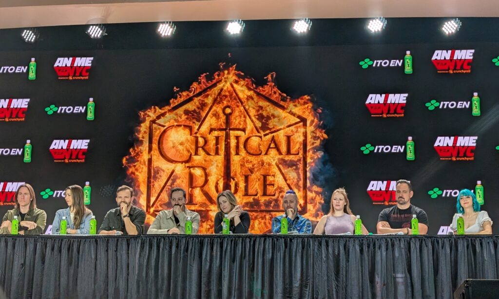 Crticial Role cast at Anime NYC