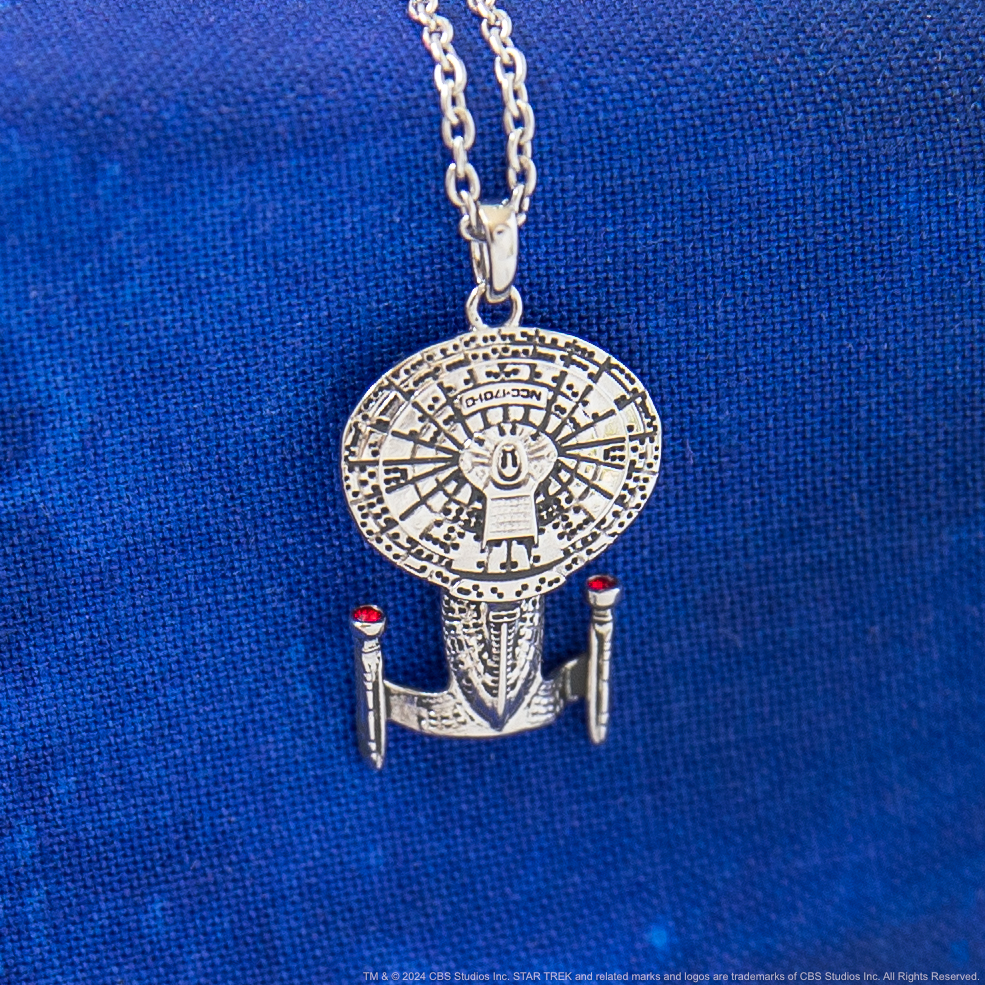 Star Trek: The Next Generation Enterprise NCC-1701 D Pendant by Rock love Jewelry