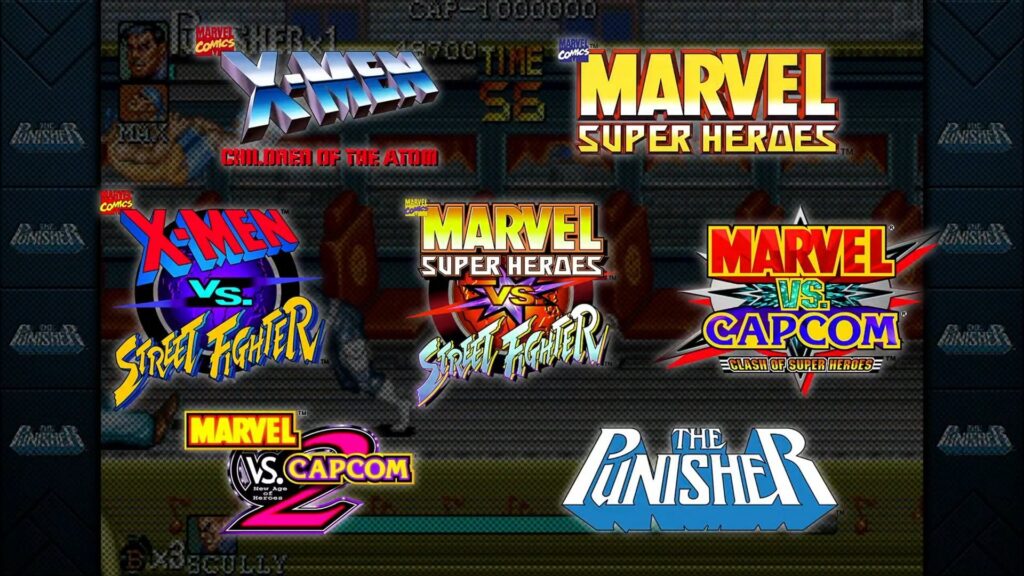 List of Marvel vs Capcom games offered in the collection