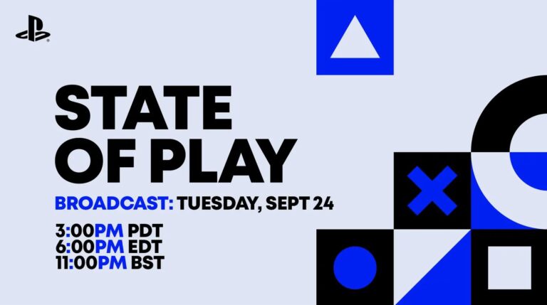 PlayStation State of Play Set for September 24th