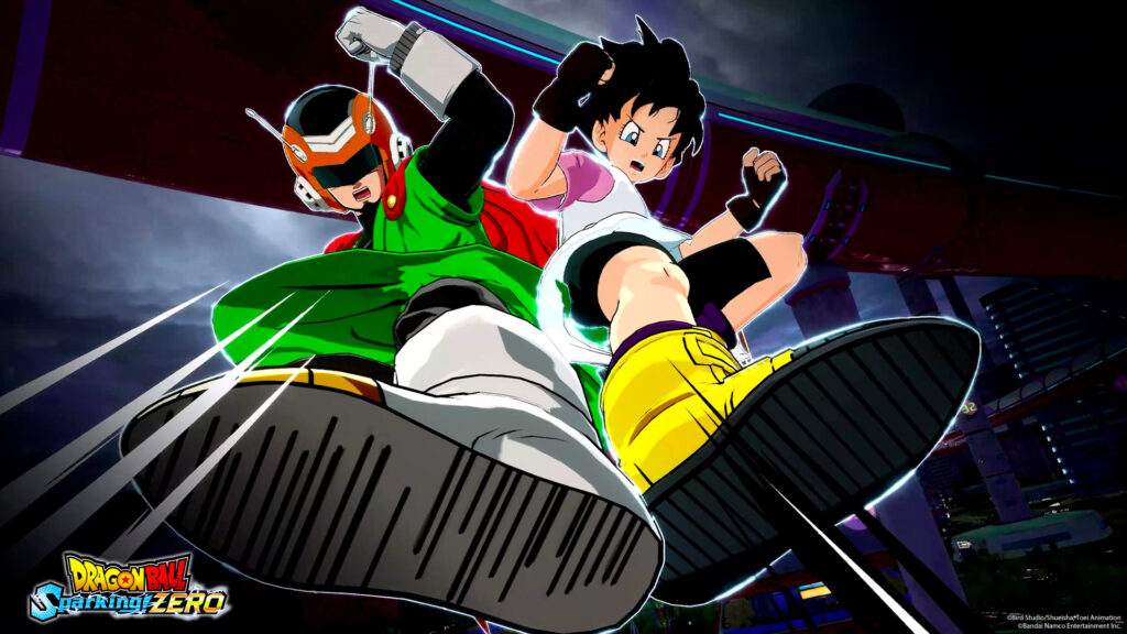 Saiyan Man and Videl in Dragon Ball: Sparking! Zero