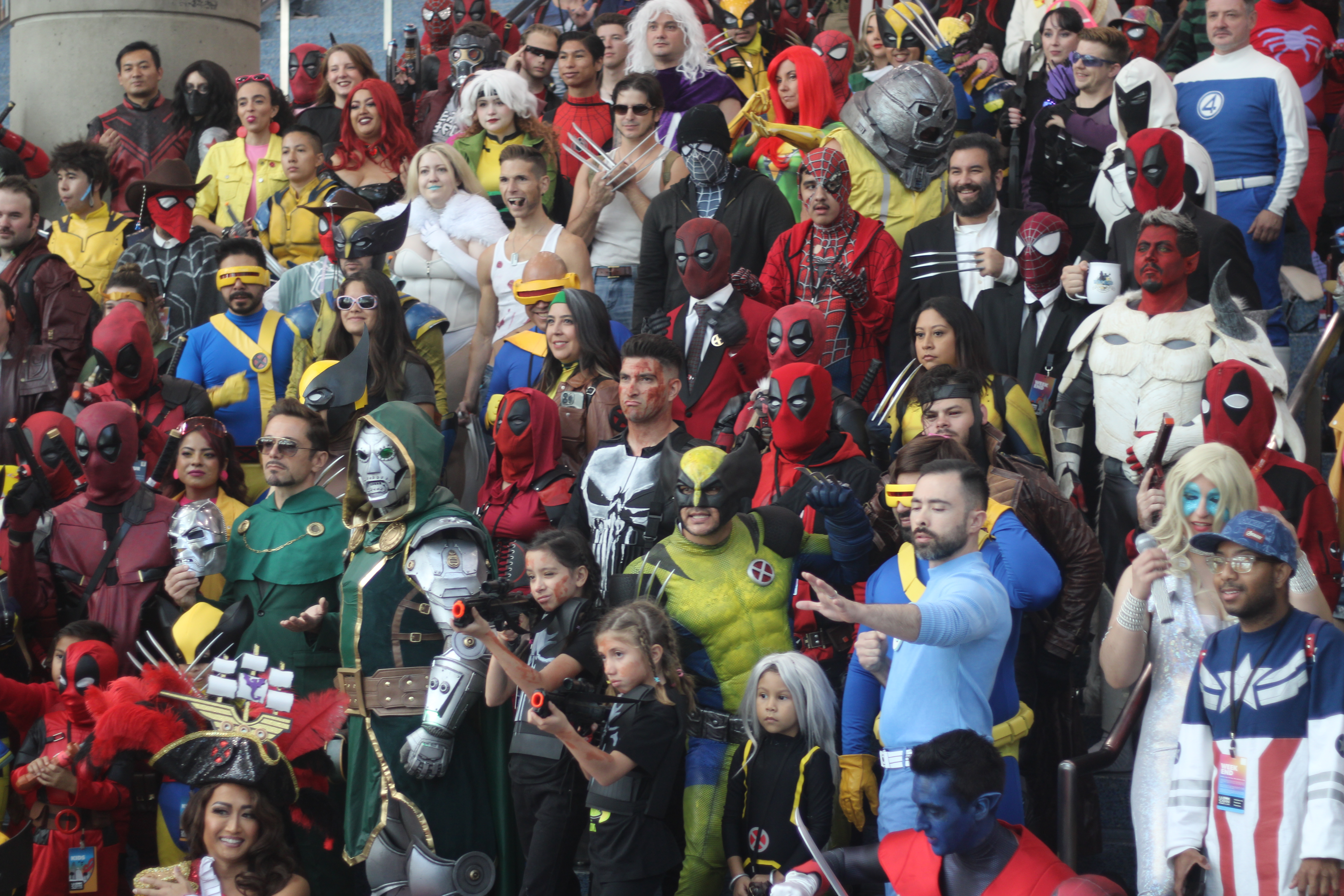 marvel cosplay la comic con