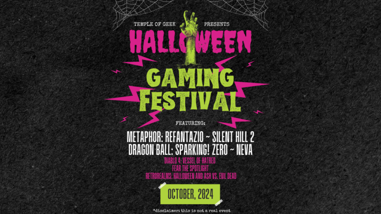 Temple of Geek’s Halloween Gaming Festival Podcast