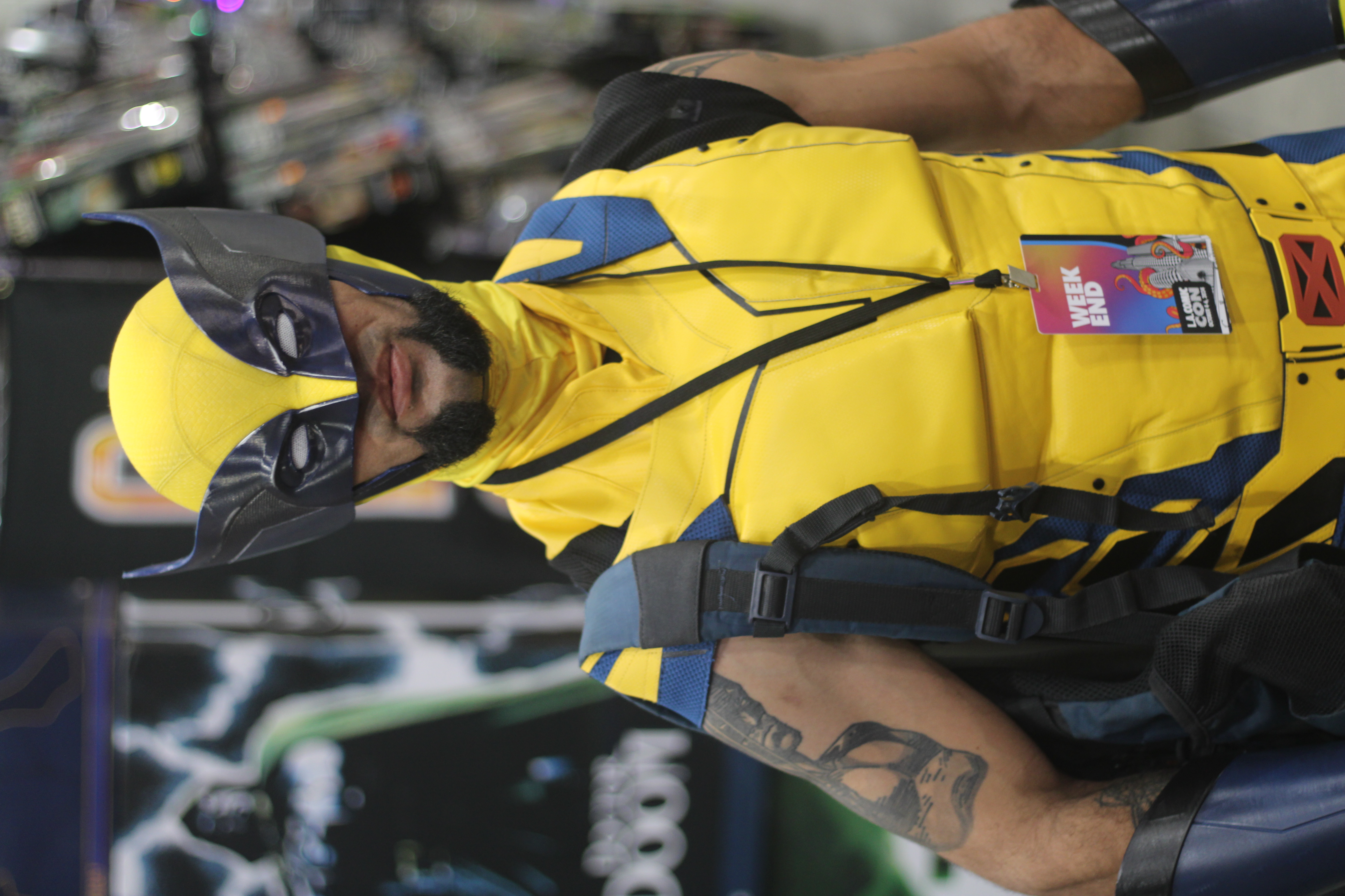 wolverine at l.a. comic con 2024 cosplay day 1