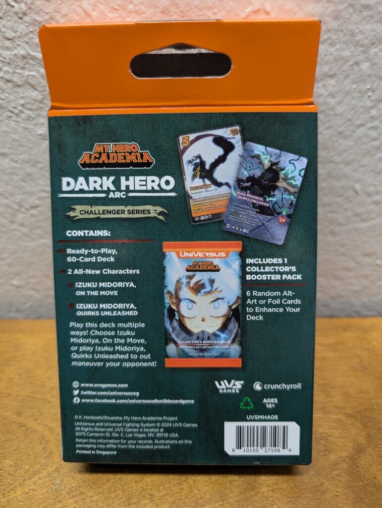 My Hero Academia: Dark Hero Arc Cards