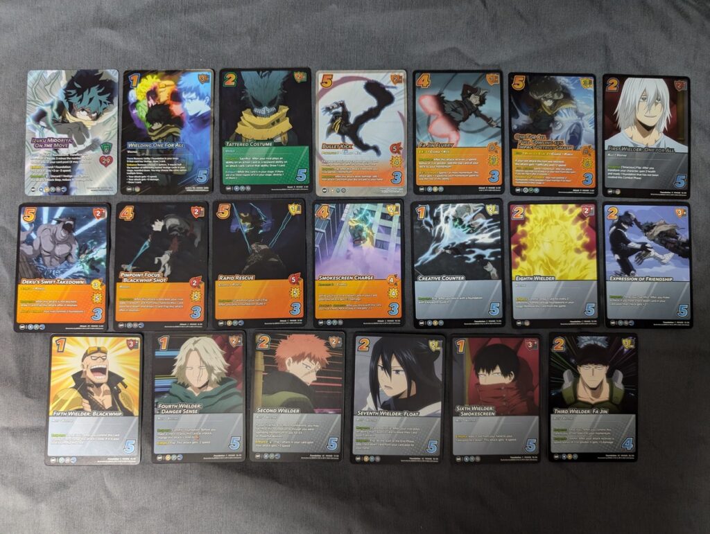 All the cards in the Challenger Series