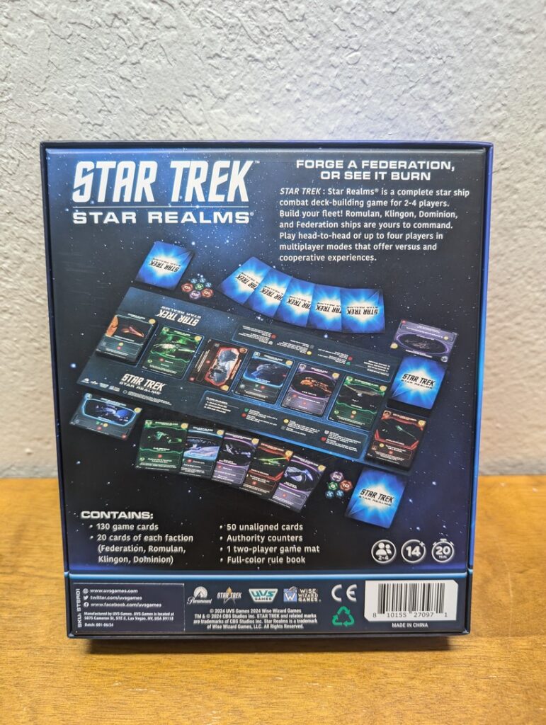 Star Trek: Star Realms board game