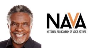 picture of actor keith dacid and NAVA logo