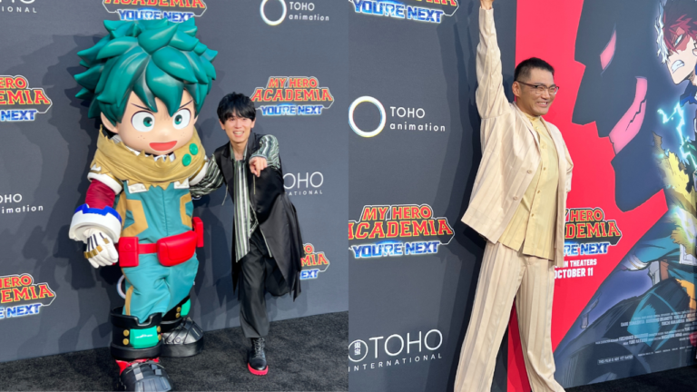 Daiki Yamashita and Kenta Miyake at the ‘My Hero Academia: You’re Next’ LA Premiere