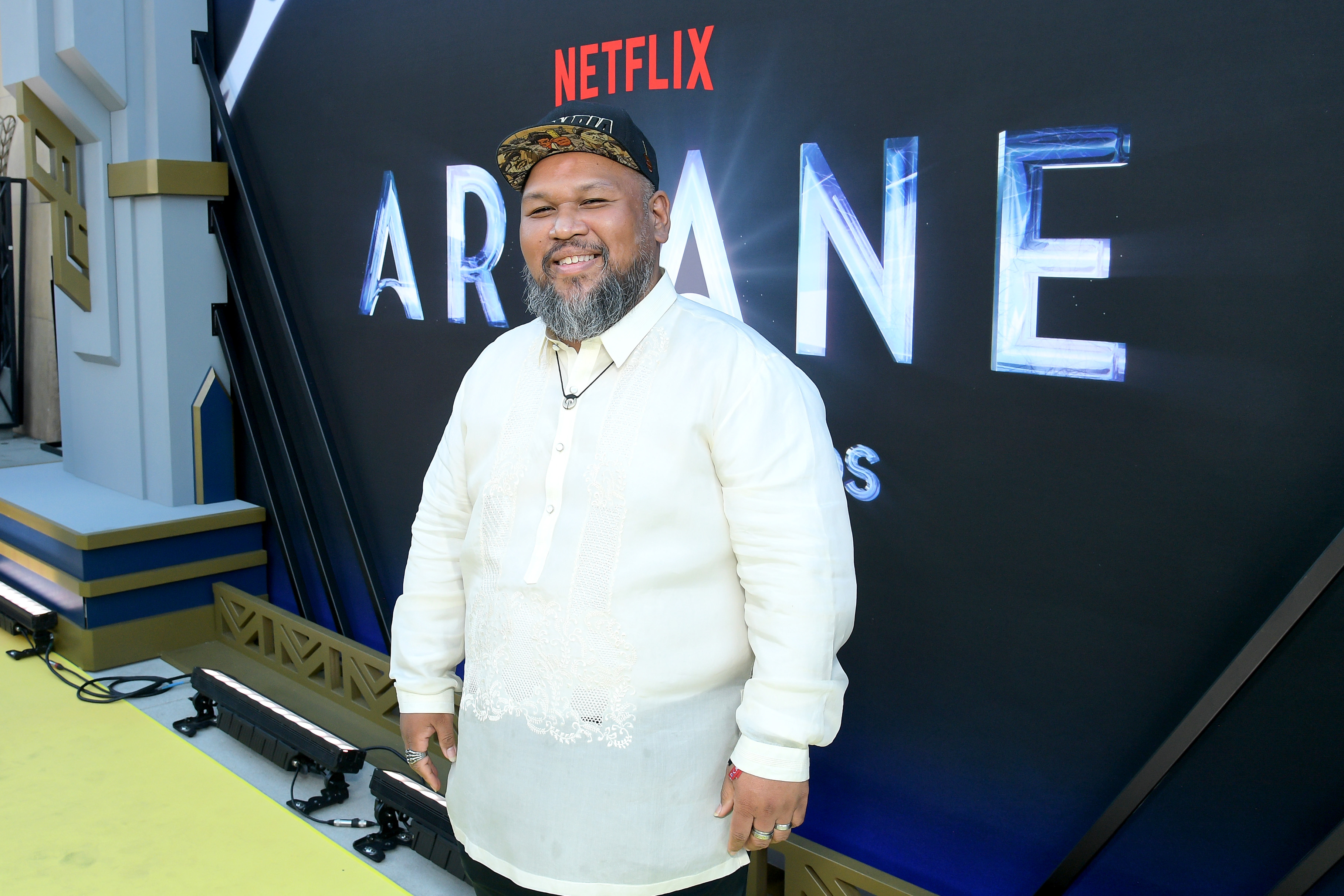 Earl Baylon, voice of Loris, attends Arcane Season 2 Red Carpet Premiere