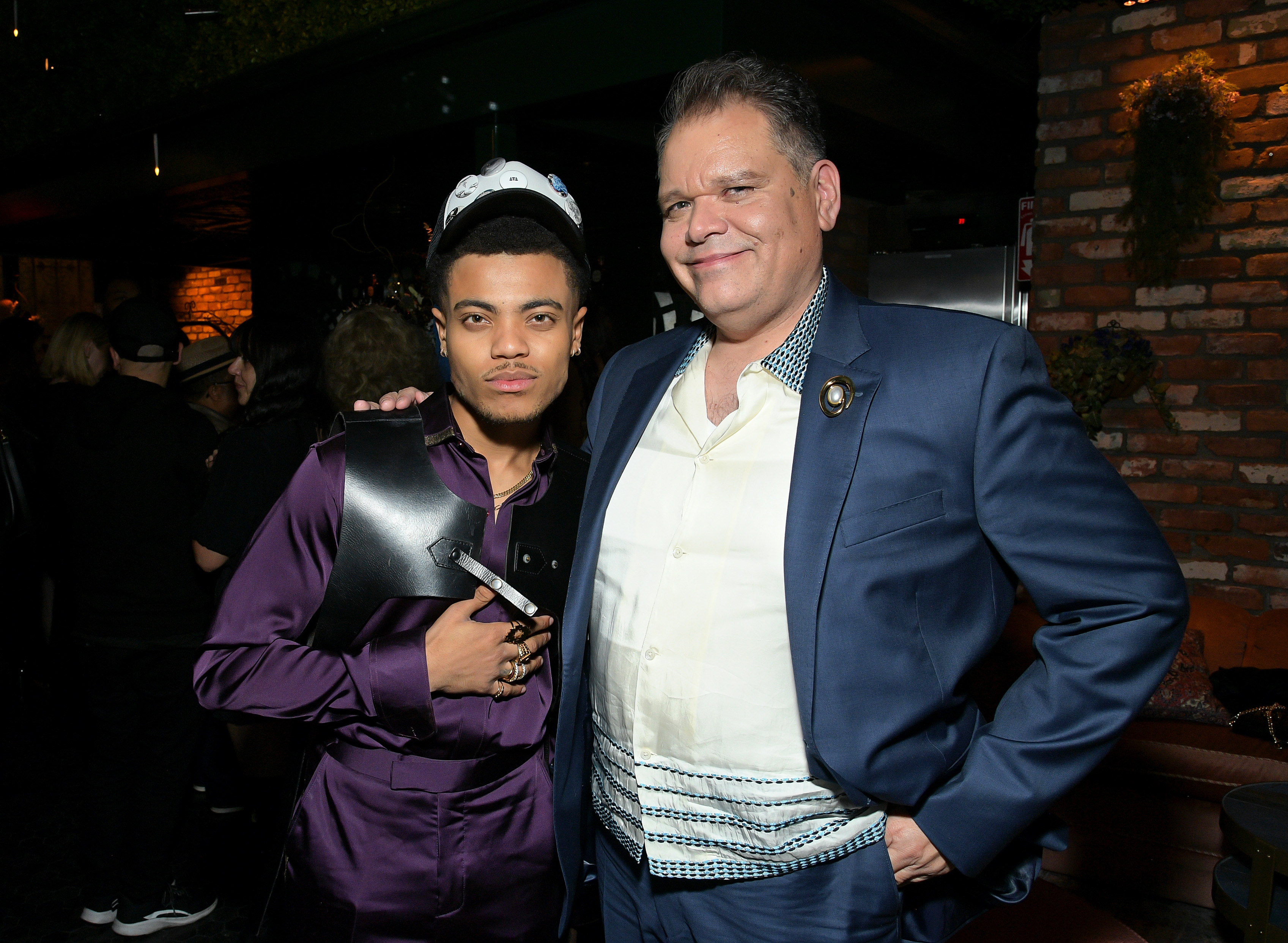 (L-R) Reed Shannon and Mick Wingert attend the Netflix Arcane LA Premiere after party at The Spotlight on October 30, 2024 in Los Angeles, California. (Photo by Charley Gallay/Getty Images for Riot / Netflix)