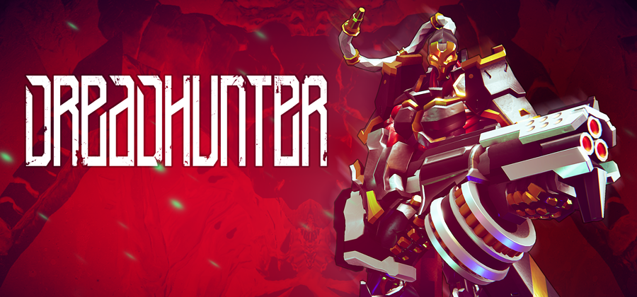 dreadhunter title with main character next to it