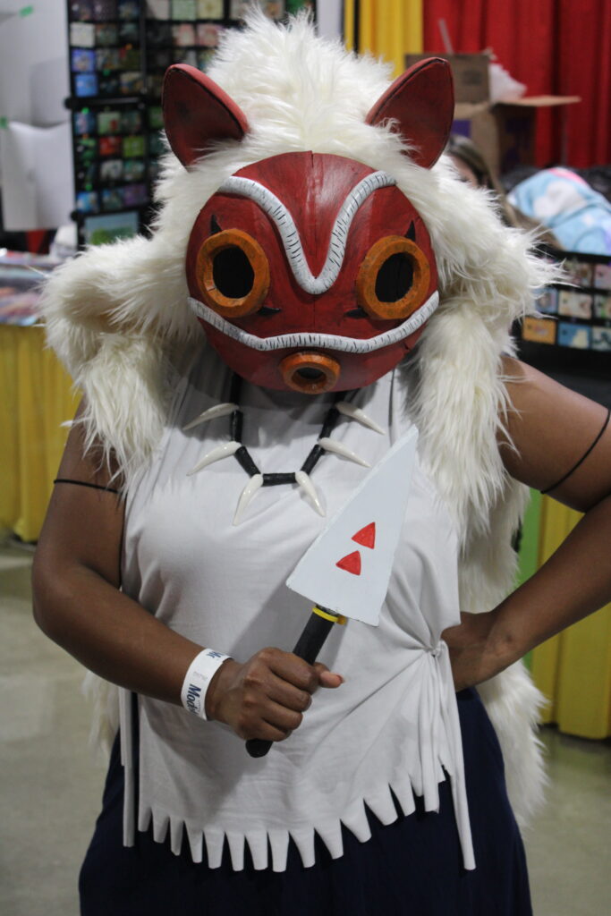 Princess Mononoke posing and ready to fight