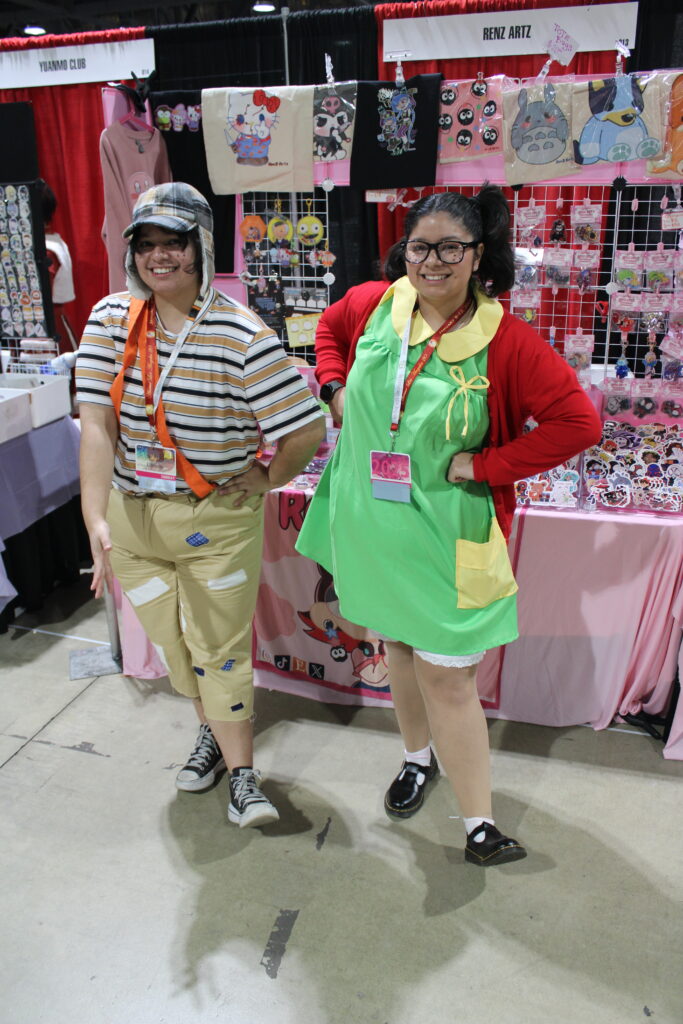 Chilndrina and Chavo posing at Anime LA