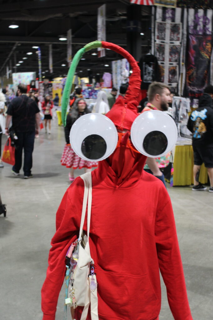 Red pikmin staring intensely 