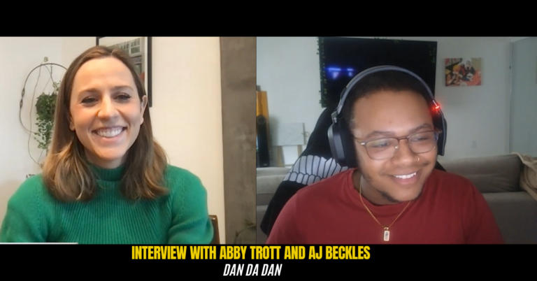 Interview with DAN DA DAN English Cast: Abby Trott and AJ Beckles