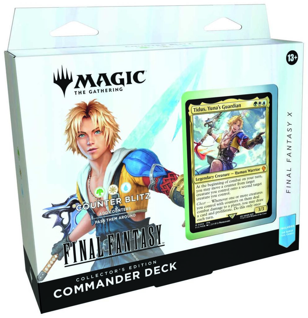 Final Fantasy X gets some love with the Tidus Commander deck. 