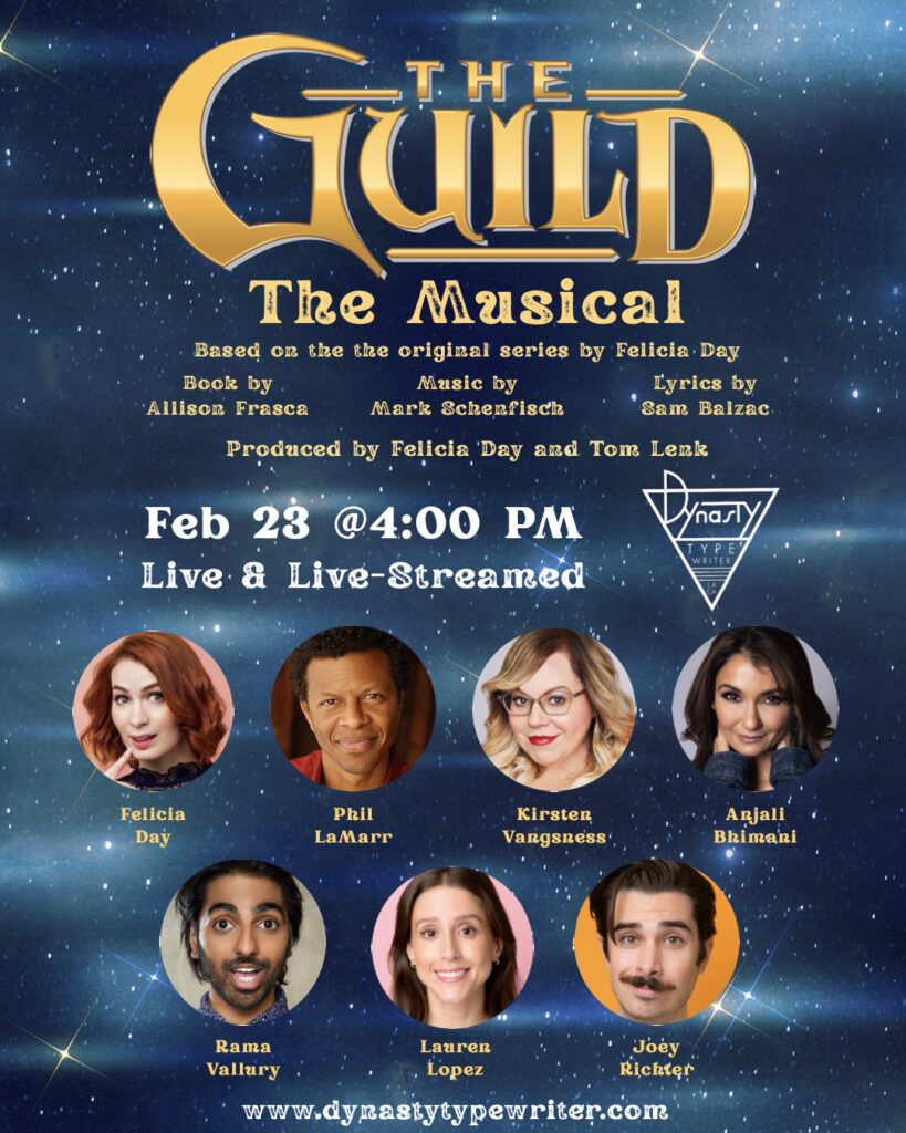 poster for the guild musical staged reading