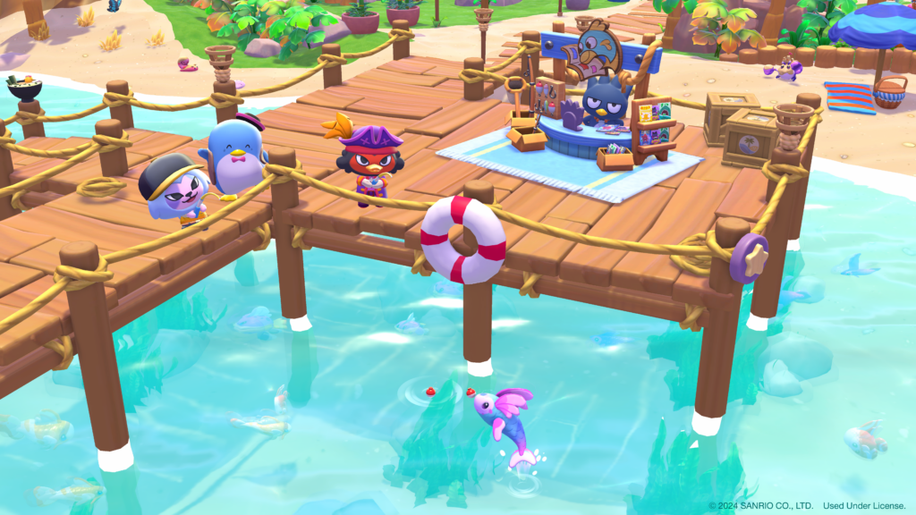 Fishing in Hello Kitty Island Adventures is a lot of fun.