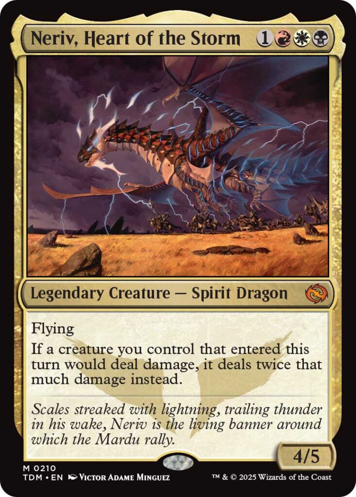 One of the five Spirit Dragons in Tarkir; Dragonstorm. Image courtesy of Wizards of the Coast.