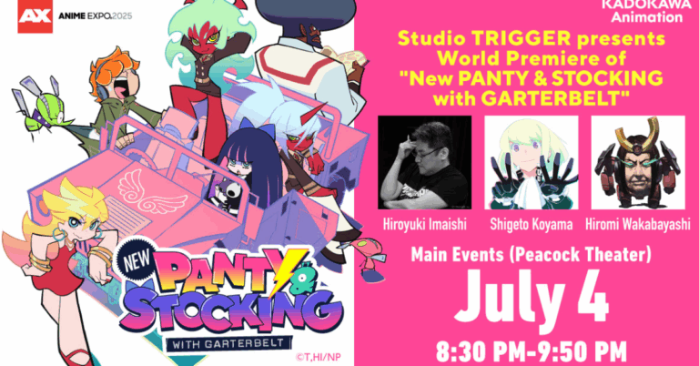 ‘New PANTY & STOCKING with GARTERBELT’ Streaming Date, Anime Expo Panels, and More