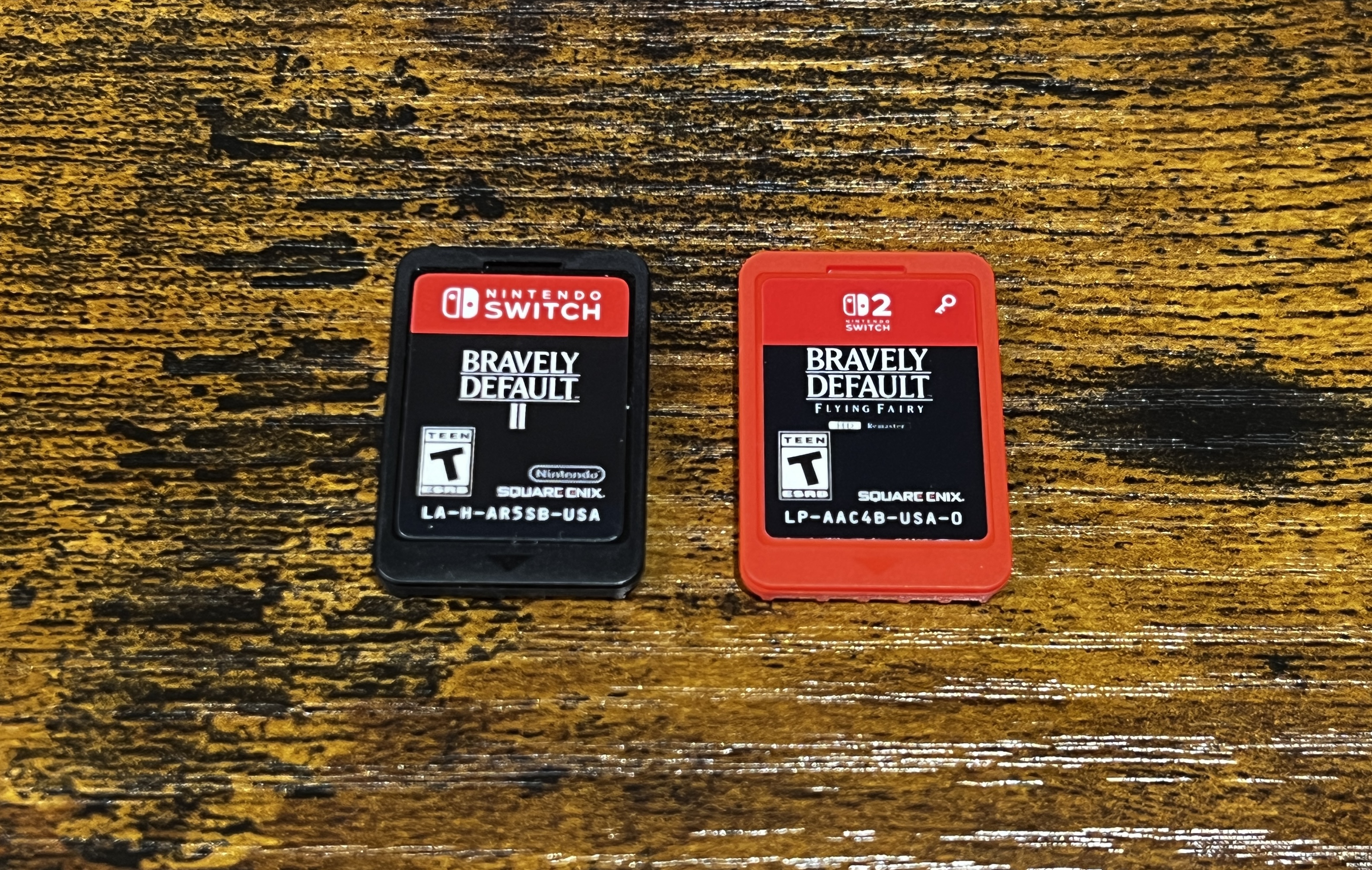 Nintendo Switch vs. Nintendo Switch 2 comparison: Cartridges.