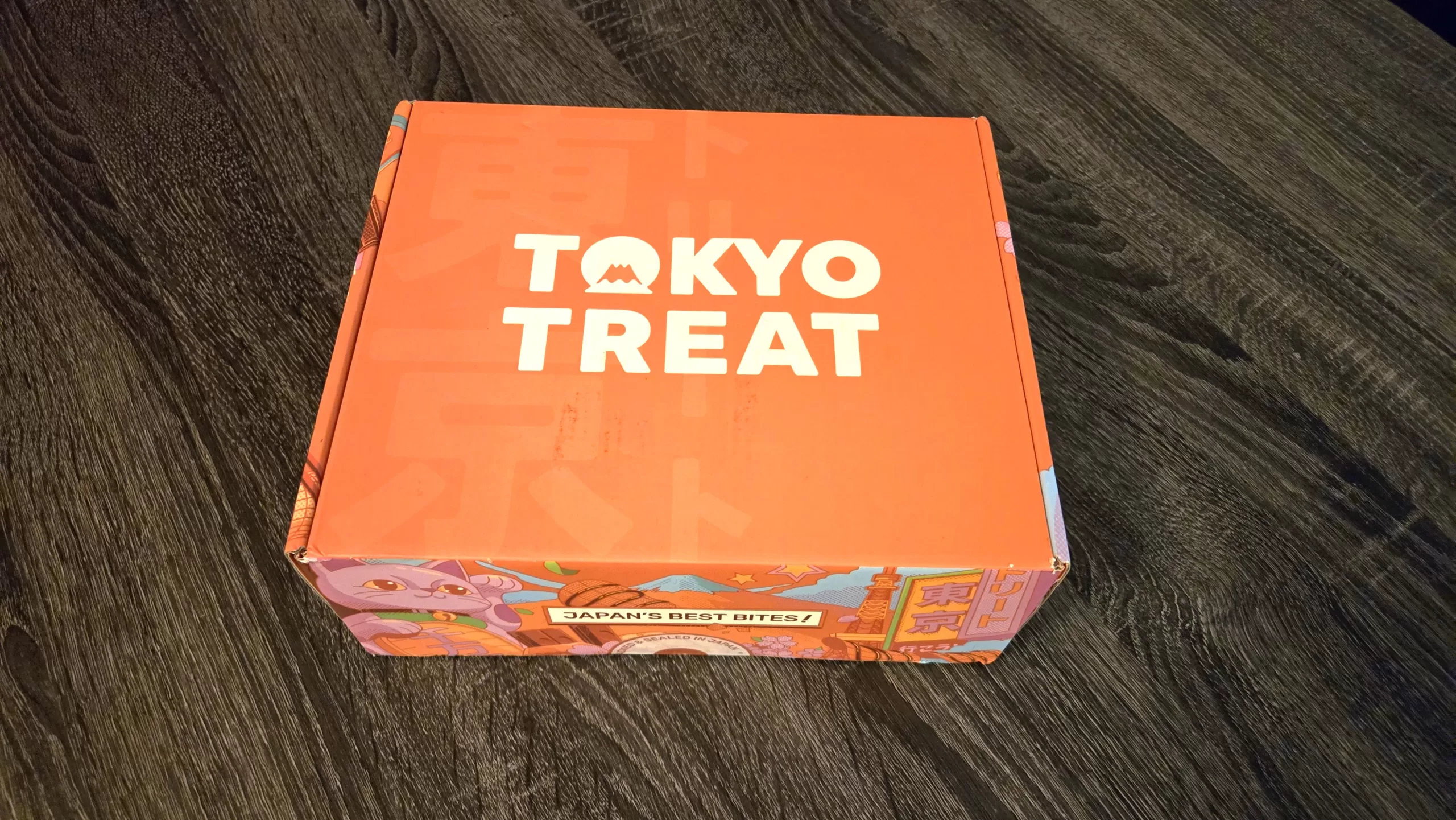An unopened TokyoTreat box