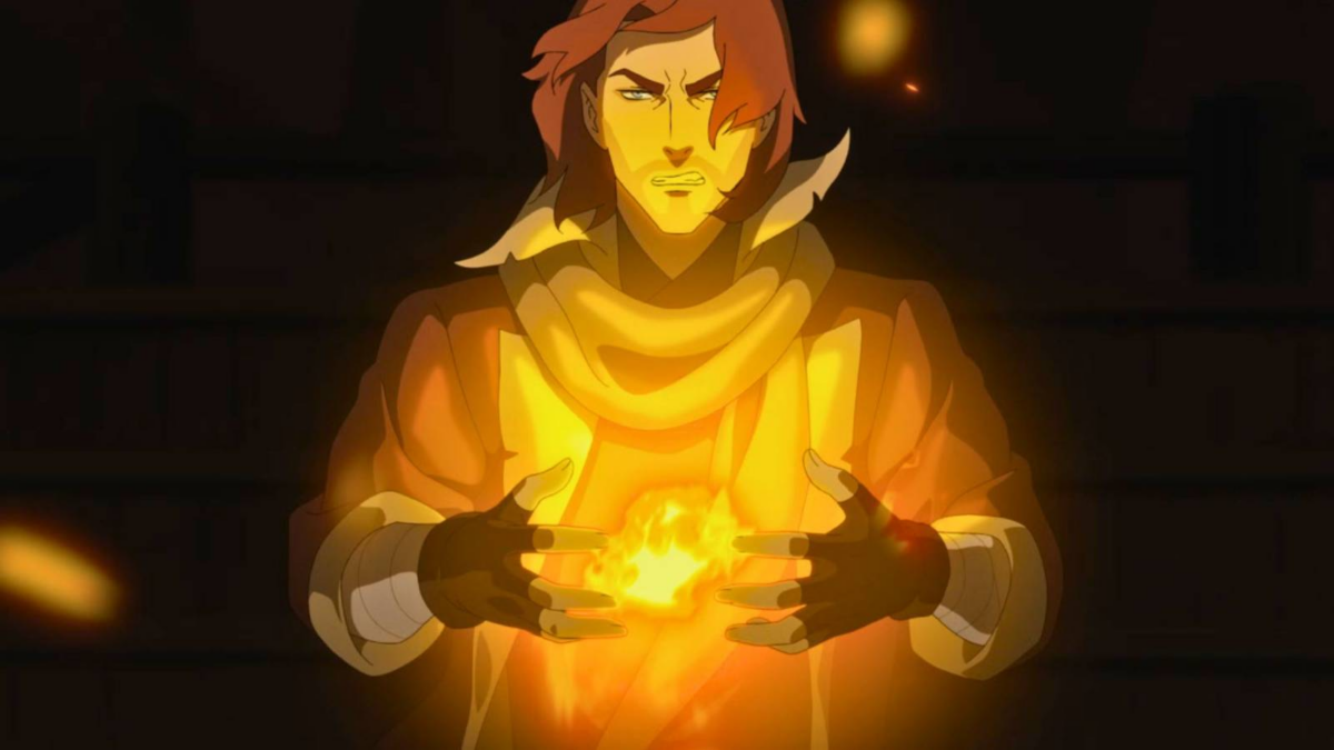 Mighty Nein Caleb Widogast fire