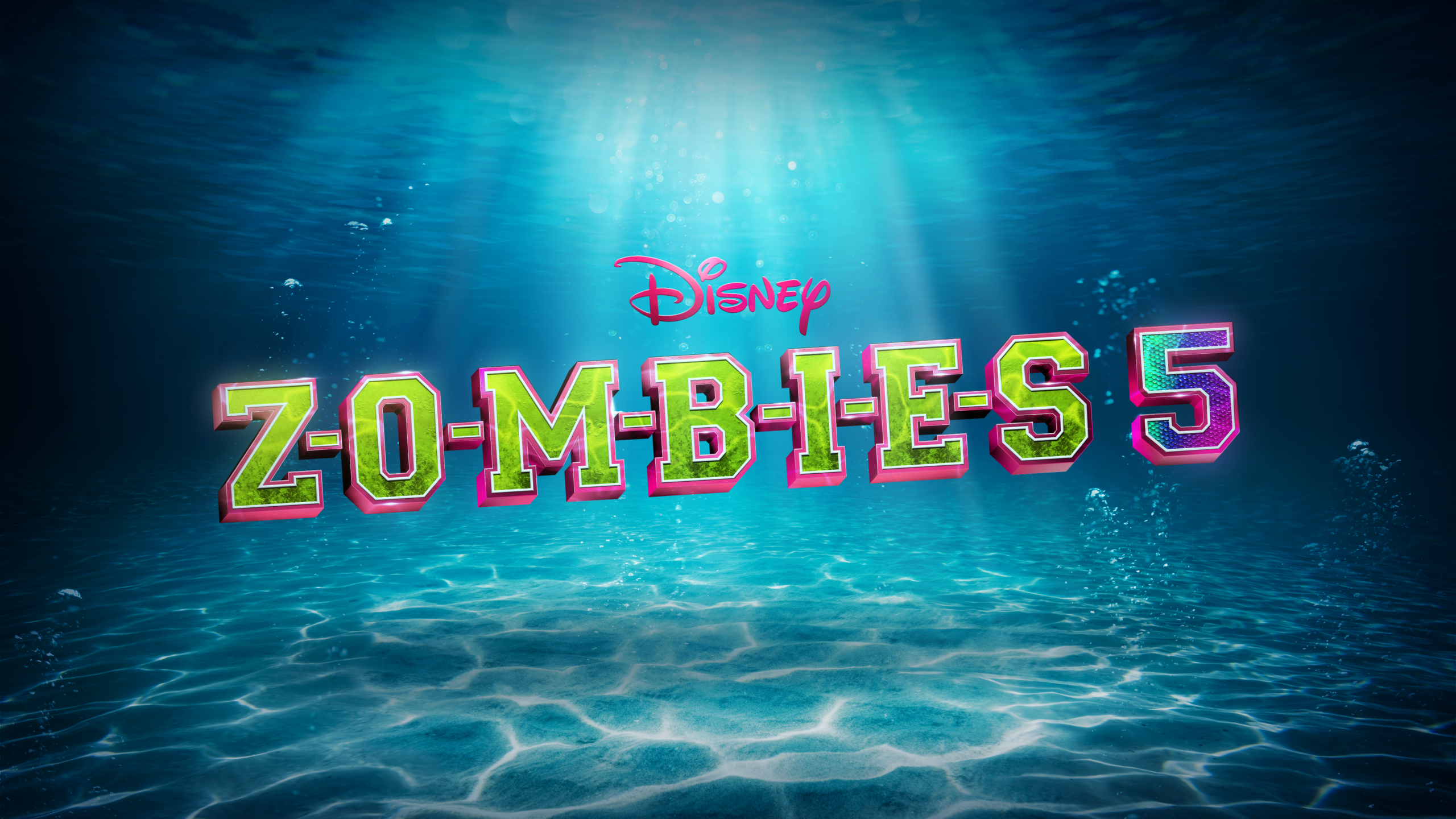 Zombies 5 logo art for film.
