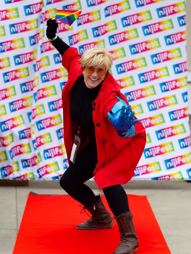 Vash the Stampede cosplay at Niji Fest 2025